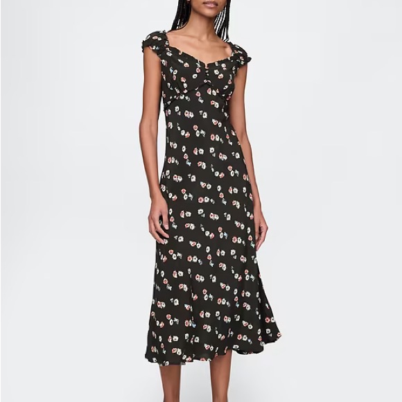 Gap Crepe Sweetheart Maxi Dress Size M - Bnwt